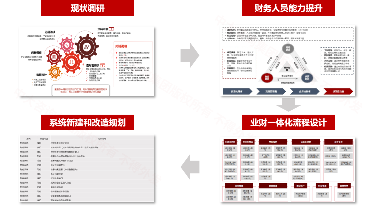 某公司業(yè)財一體化規(guī)劃 某公司業(yè)財一體化規(guī)劃